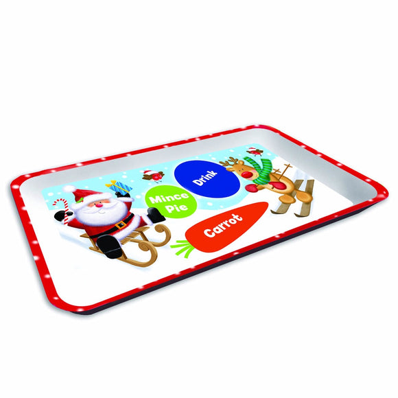 XMAS MELAMINE TRAY TREAT FOR SANTA