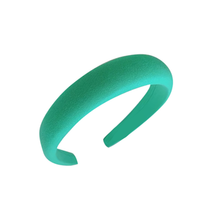 ALICE BAND PADDED PLAIN AQUA