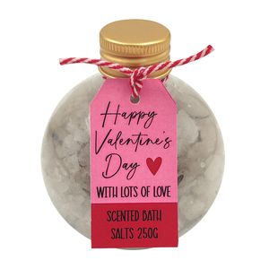 BATH CRYSTAL 250ML VANILLA SCENTED WITH LOTS OF LOVE