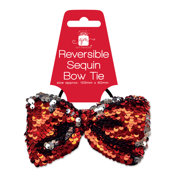 XMAS BOW TIE SEQUINS