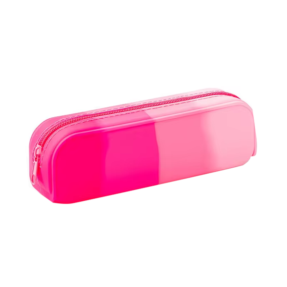 PENCIL CASE SILICONE PINK OMBRE