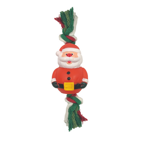 XMAS PET SANTA CHEW TOY