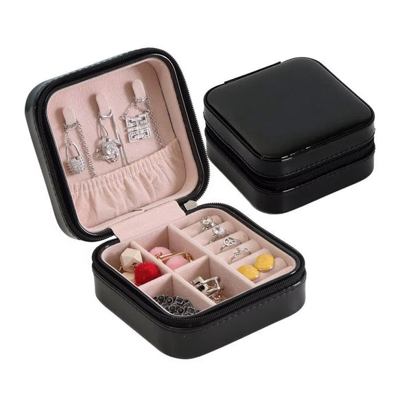 JEWELLERY BOX MINI SQUARE BLACK