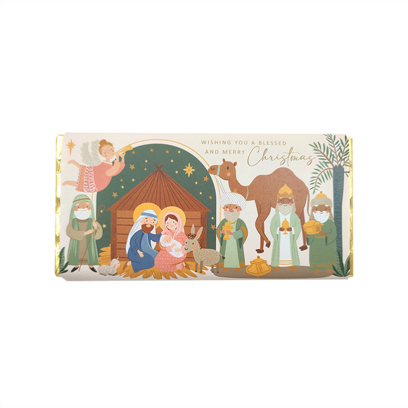 XMAS CHOCOLATE 100G ANGEL NATIVITY