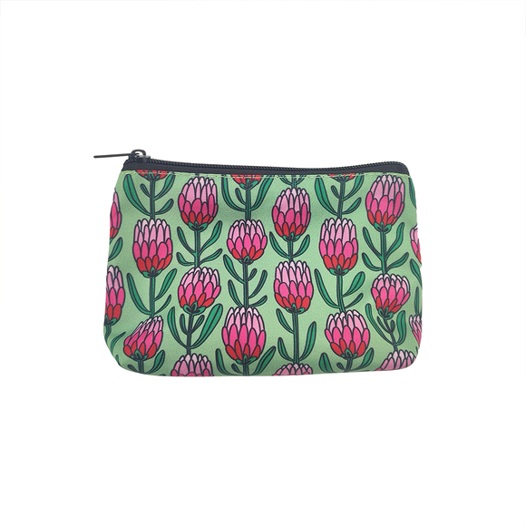 MINI COSMETIC BAG PINK PROTEA