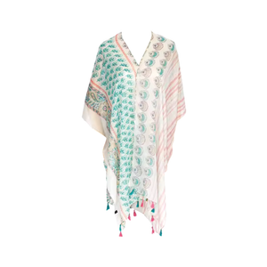 COVER UP BOHO CREAM AQUA AND PINK