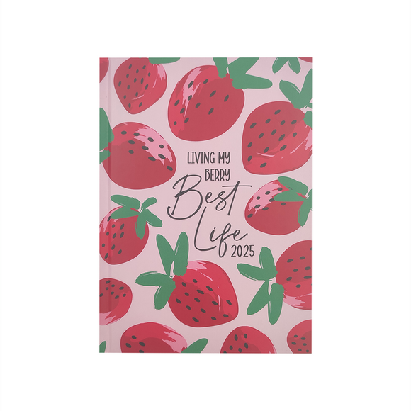 DIARY A5 A PAGE A DAY STRAWBERRY DELIGHT