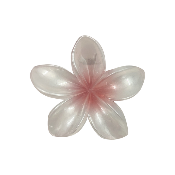 HAIR GRIP GLOSS FRANGIPANI FROSTED WHITE AND RED