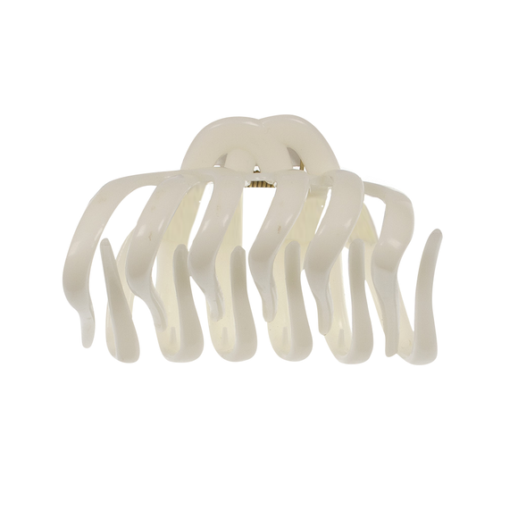 HAIR GRIP LARGE CLAW IVORY