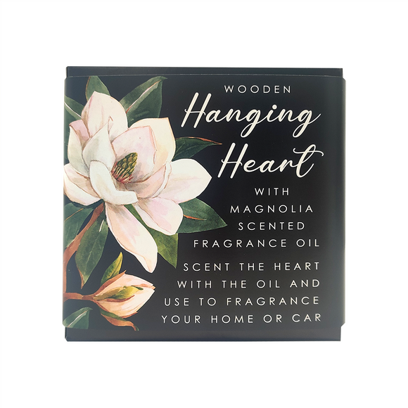 GIFT BOX WITH HEART & SCENTED OIL - WILD MAGNOLIA