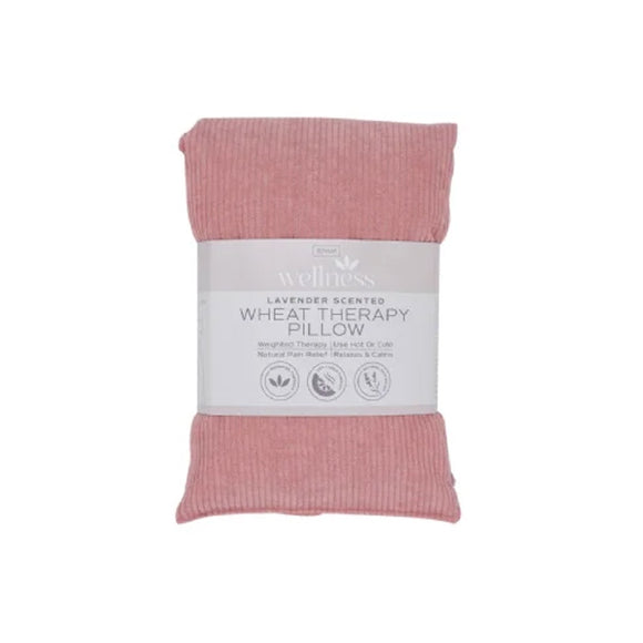 WHEAT PILLOW LAVENDER SCENTED PINK CORDUROY