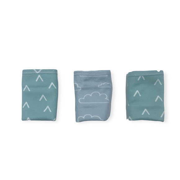 WASHCLOTH BAMBOO 3PC SAGE