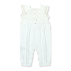 ROMPER SLEEVELESS COTTON WHITE