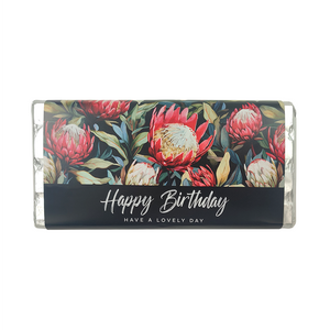 CHOCOLATE 100G MOONLIGHT PROTEA HAPPY BIRTHDAY