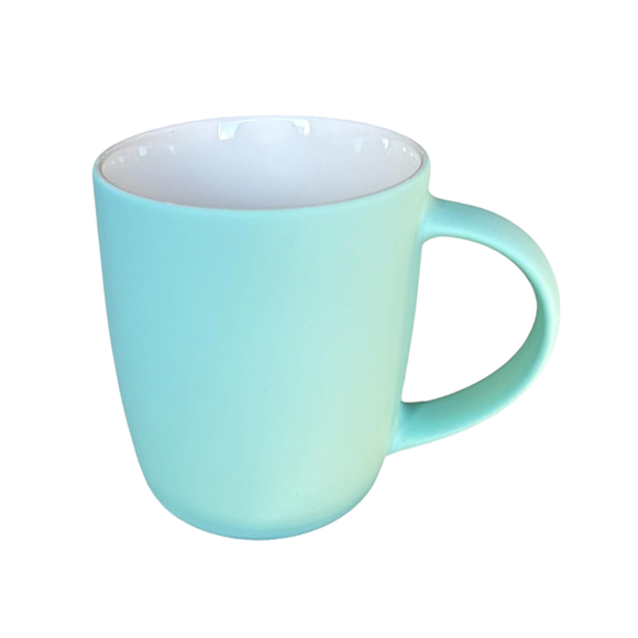 CERAMIC MUG MATT AQUA 440ML