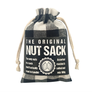 NUT SACK CHECKED BLACK WHITE 100G MIXED NUTS(EXPIRY 6/2025)