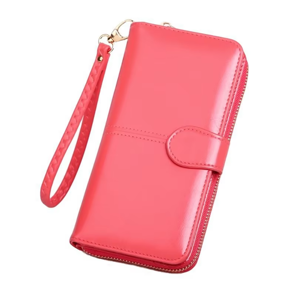 PURSE LONG WITH CARRY HANDLE CORAL