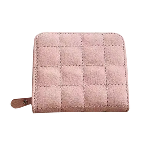 PURSE SMALL PADDED QUILTED DESIGN BALLET PINK