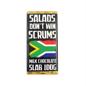 CHOCOLATE 100G SA SALADS DON'T WIN SCRUMS