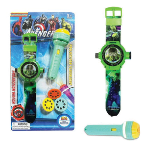 SET SUPER HERO PROJECTOR AND WATCH