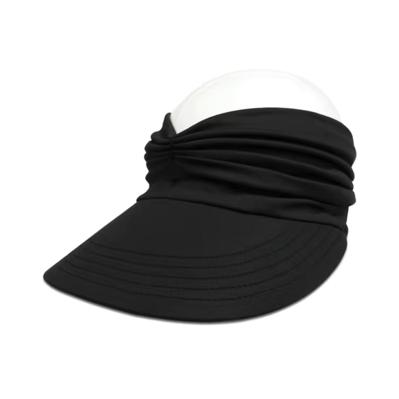 HAT VISOR LYCRA FOR SWIMMING BLACK