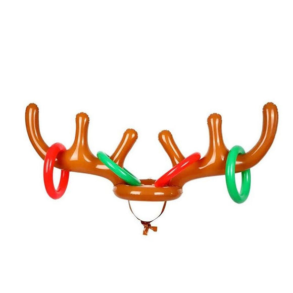 XMAS GAME INFLATABLE ANTLER AND HOOPS