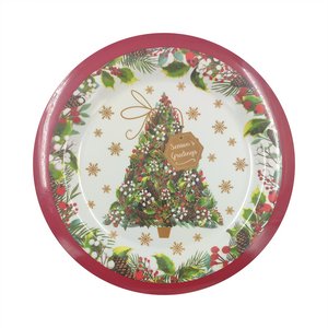 XMAS MELAMINE TRAY TRADITIONAL