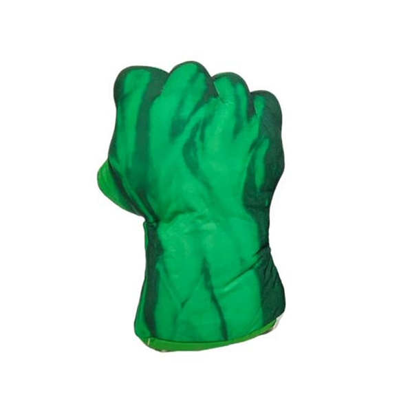 PLUSH SUPERHERO FIST GREEN